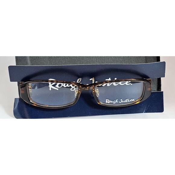 Rough Justice Eyeglasses Trouble Maker Bronze Women New Demo 52-16-135 - Picture 1 of 14